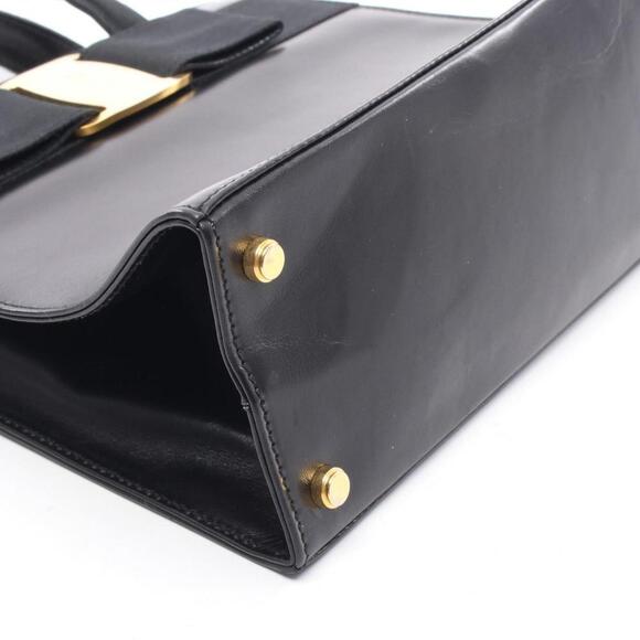 SALVATORE FERRAGAMO Black Leather Bag - Picture 9 of 11